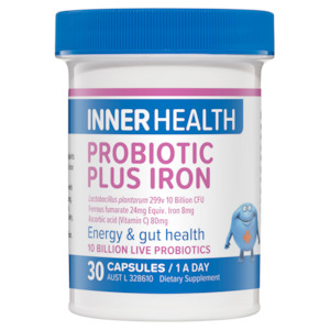 Inner Health: Inner Health Probiotic Plus Iron