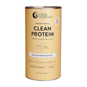 Nutra Organics: Nutra Organics Clean Protein - Creamy Vanilla