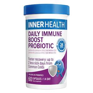 Inner Health: Inner Health Daily Immune Boost Probiotic