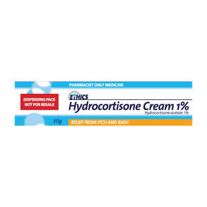 Pharmacist Only Medicines: ETHICS Hydrocortisone Cream 1%