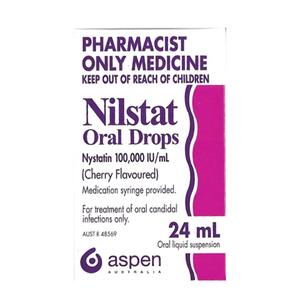 Pharmacist Only Medicines: Nilstat Oral Drops