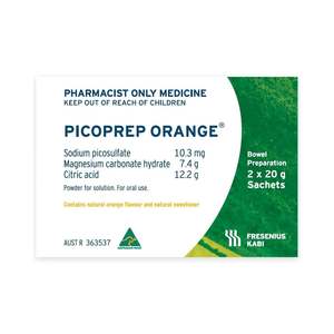 Pharmacist Only Medicines: Picoprep Orange Bowel Preparation