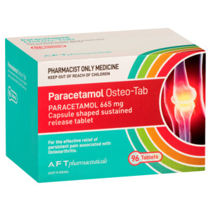 Pharmacist Only Medicines: Paracetamol Osteo-Tab