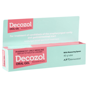 Pharmacist Only Medicines: Decozol Oral Gel