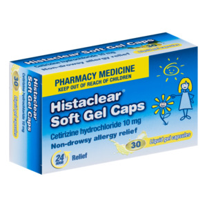 Histaclear Soft Gel Caps Non-drowsy Allergy Relief