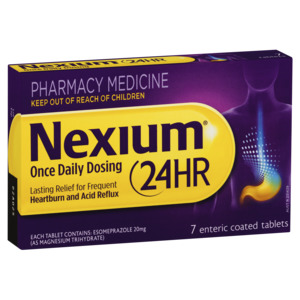 Pharmacy Only Medicines: Nexium 24HR Once Daily Dosing