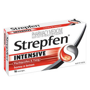 Pharmacy Only Medicines: Strepfen Intensive Lozenges - Honey & Lemon