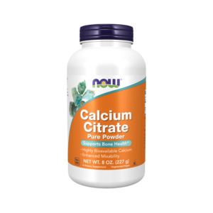 Calcium: NOW Foods Calcium Citrate Pure Powder