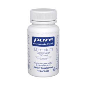 Pure Encapsulations Chromium (picolinate) 500mcg