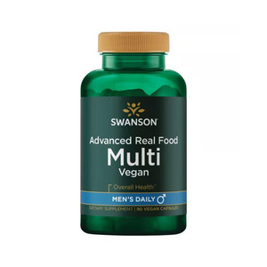 Swanson Men's Daily Multi - Advanced Real Food (Vegan)