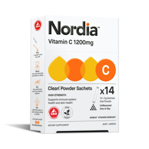Nordia Vitamin C 1200mg Clean Powder Sachets