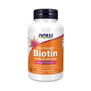 NOW Foods Biotin 10mg (10,000mcg) Extra Strength