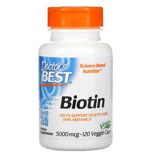 Biotin: Doctor's Best Biotin 5000 mcg
