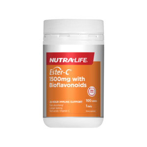 Ester C: Nutra-Life Ester-C 1500mg with Bioflavonoids