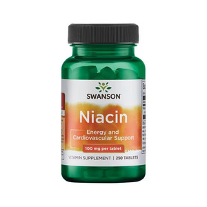 Niacin Vitamin B3: Swanson Niacin 100mg