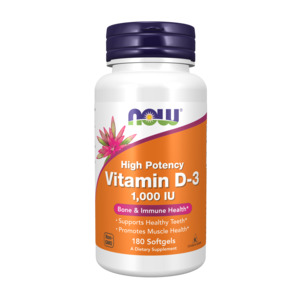 Vitamin D: NOW Foods Vitamin D-3 1000 IU