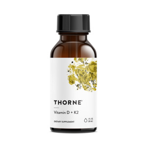 Vitamin D: Thorne Research Vitamin D + K2 Liquid