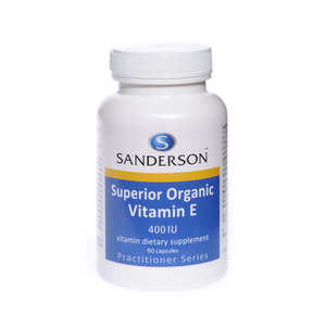 Vitamin E: Sanderson Superior Organic Vitamin E 400 IU