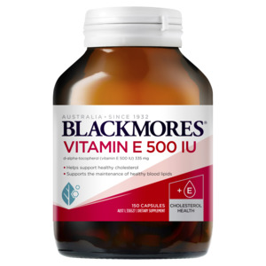 Vitamin E: Blackmores Vitamin E 500 IU