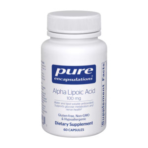 Antioxidant: Pure Encapsulations Alpha Lipoic Acid 100mg