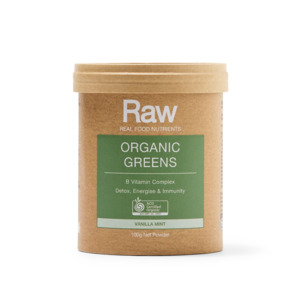 Amazonia Raw Organic Greens - Vanilla Mint Flavour