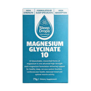 Magnesium: SleepDrops Magnesium Glycinate 10 Powder