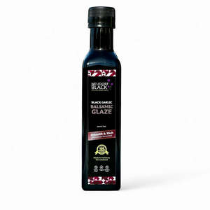Black Garlic Balsamic Glaze 250ml - Effortless Gourmet