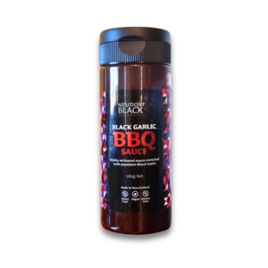 Neudorf Black: Black Garlic BBQ Sauce 280g - Naturally Rich & Smoky