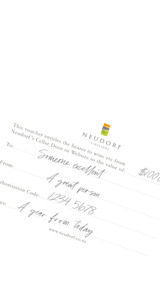 Wine Listing: Neudorf Vineyards Gift Voucher $100