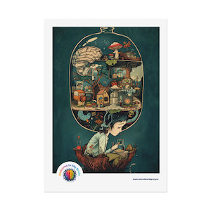 Welcome to My Brain (Mind Compartments) Poster NIE Project