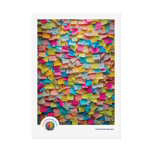 Welcome to My Brain (Post-It Notes) Poster NIE Project