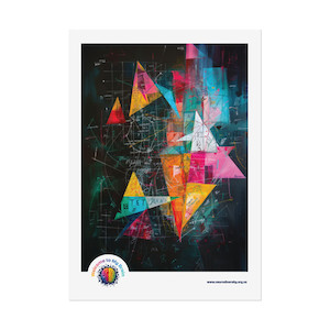Welcome to My Brain (Triangles) Poster NIE Project