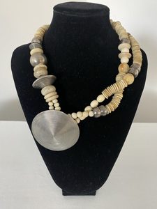 Big Silver Dome Pendant - Naga By Nevara