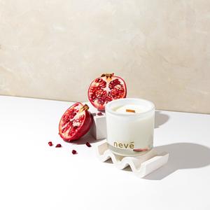 Wood Wick Candles: Pomegranate + Juicy Mango Candle