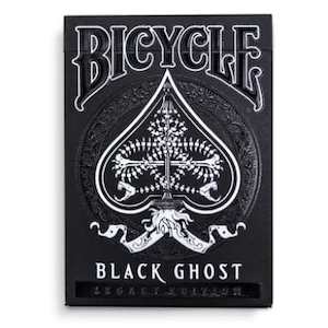 Collector Playing Cards (Rare): Bicycle Black Ghost Rare Playing Cards LEGACY EDITION