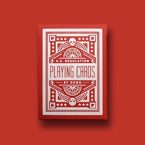 DKNG Red Wheel Playing Card by Art of Play