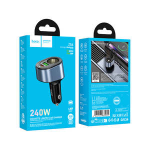 35W PD+QC Super Fast Car Charger w/ Cigarette Lighter Hub up to 240W (Z56)
