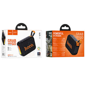 Hoco Audio: 10W Bluetooth Speaker w/ LED Light, IPX4 Waterproofing, 1500mAh Battery, FM / MicroSD / USB / Aux Inputs (HC31)