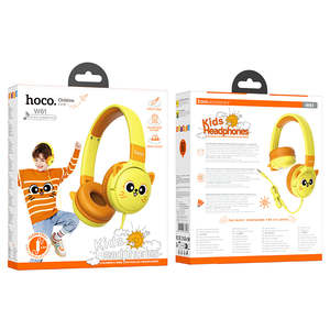 Hoco Audio: Kids Wired Headset with Microphone, Safe Volume-Limited (W61)