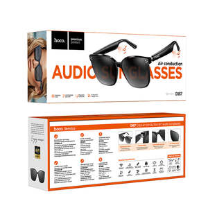 Hoco Audio: Wireless Air Conduction Audio Sunglasses with Music Playback, 6 Hours Playtime (DI87)