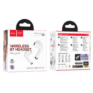 TWS Earbud w/ 7 Hour, Battery % Display (EQ1)