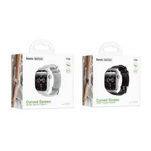 Hoco Accessory: Smart Watch w/ Call Feature, 3~5 Days Battery Life, IP67 Waterproofing, Curved HD Screen (Y33)