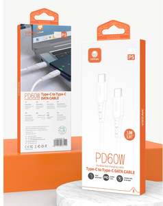 Vipfan Usb Cable: 60W Super Fast Cable - Type C to Type C (P5)
