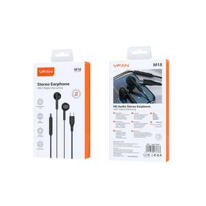 Vipfan Audio: Type-C Earphone Universal w/ Digital Microchip (M18)
