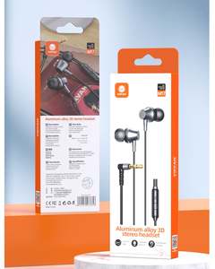 Vipfan Audio: Metallic In-Ear 3.5mm Earphone with Mic (M17)