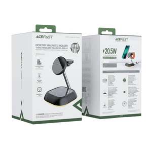 Clearance: 20.5W Premium 3-in-1 Magnetic Wireless Charger w/ Stylish Ambient Light (E16)