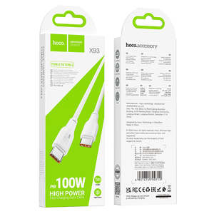 Dummy Collection Hoco 100: 100W PD High Power Fast Charging Cable - USB C to USB C (X93)