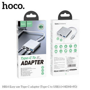 Hdmi Cable Hub: Type-C Hub to USB3.0 & HDMI & PD (HB14)