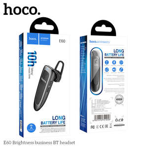 Hoco Audio: Bluetooth Earphone w/ 10 Hours (E60)