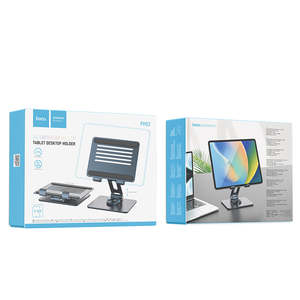 Indoor Holder Stand: Premium Metallic Desktop Stand for iPad/Tablet (PH52)